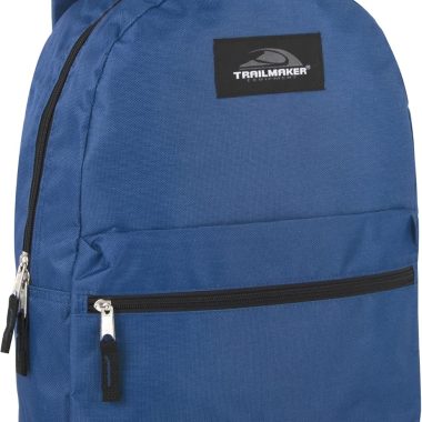 Trail maker Classic 17 Inch Backpack with Adjustable Padded Shoulder Straps